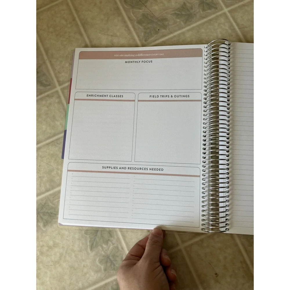 Undated Homeschool Planner 8.5